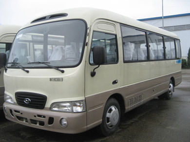 Mongolia tourist bus