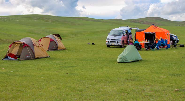 Mongolia camping