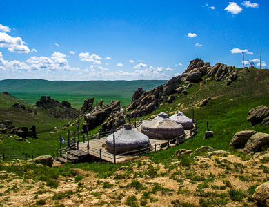 13th century park Mongolia